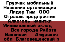 Грузчик мобильный › Название организации ­ Лидер Тим, ООО › Отрасль предприятия ­ Алкоголь, напитки › Минимальный оклад ­ 5 000 - Все города Работа » Вакансии   . Амурская обл.,Благовещенский р-н